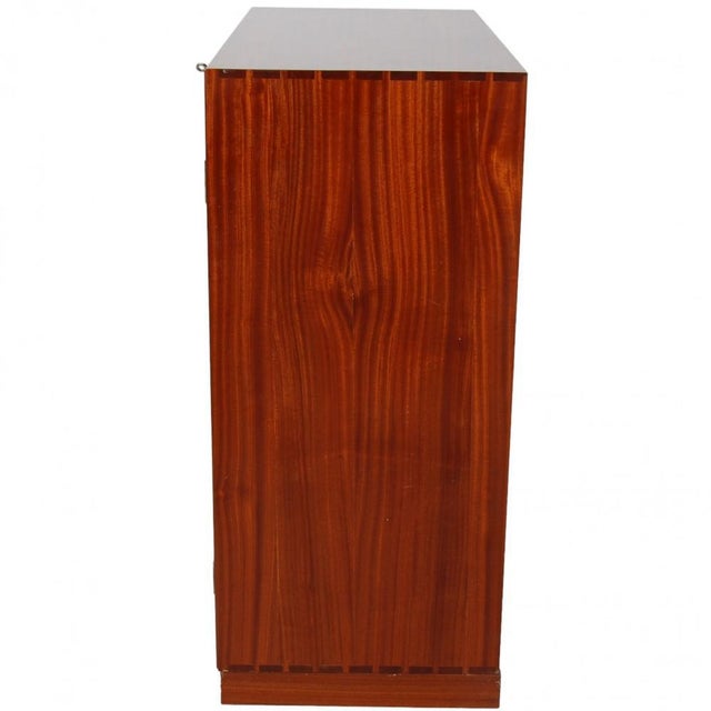 Mogens Koch Cabinet of mahogany. The cabinet is from around the 1980s and appears in good condition but with some marks...