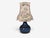 Mid-Century Modern 1960s Søholm Stentøj, Small Table Lamp, Dark Blue Stoneware, For Sale - Image 3 of 13