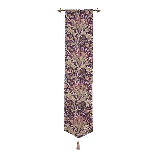 Artichoke Tapestry Banner - 160 X 32cm (63" X 13") - Requires Rod Size 1 For Sale