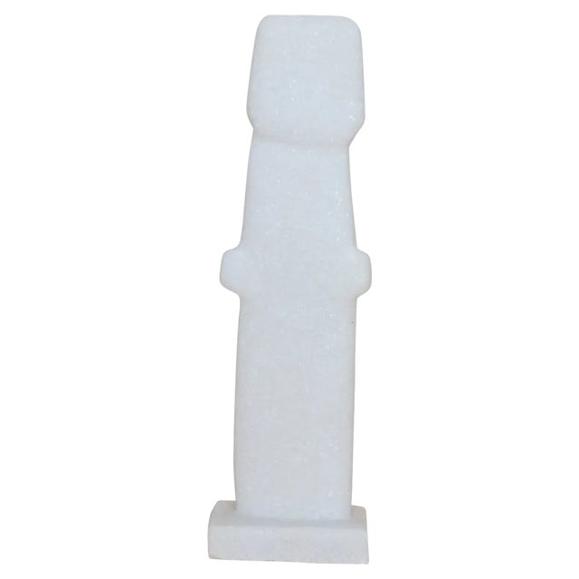 Early Figure Marble Sculpture by Tom Von Kaenel For Sale