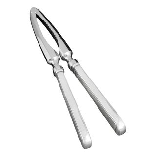 Danish Nutcracker in Sterling Silver and Stainless Steel by Georg Jensen, 1940s For Sale