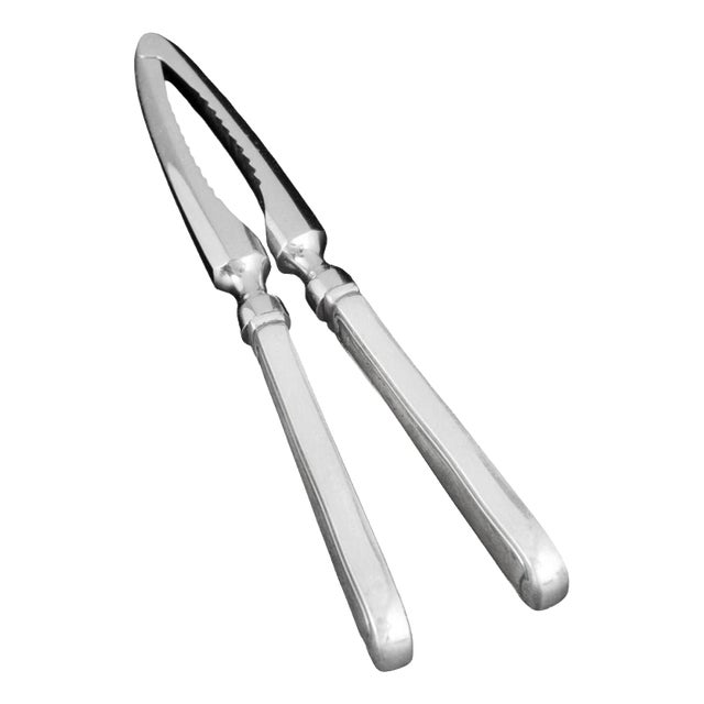 Danish Nutcracker in Sterling Silver and Stainless Steel by Georg Jensen, 1940s For Sale