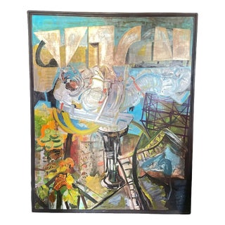 Kazuo Yamada, Untitled (Study), Oil on Canvas Painting, 2015 For Sale