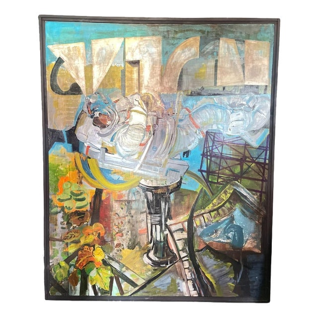 Kazuo Yamada, Untitled (Study), Oil on Canvas Painting, 2015 For Sale