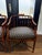 Mid-Century Modern Pair of Baker Furniture Attributed Faux Bamboo Barrel Back Armchairs With Original Cane Seats & Cushions For Sale - Image 3 of 18