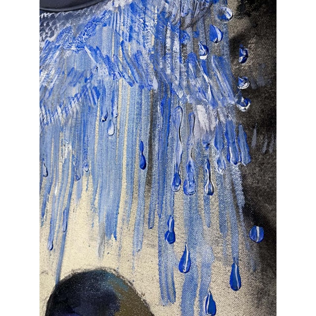 Circus Gorilla Cooling Off on Unstretched Canvas Joni Wildman Oil Painting For Sale - Image 4 of 16