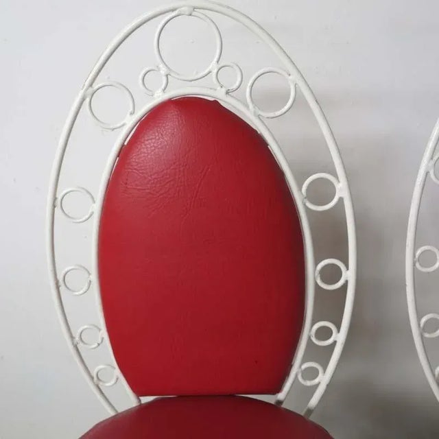 Vintage Metal Bench Set with Two Chairs, Set of 3 For Sale - Image 17 of 18