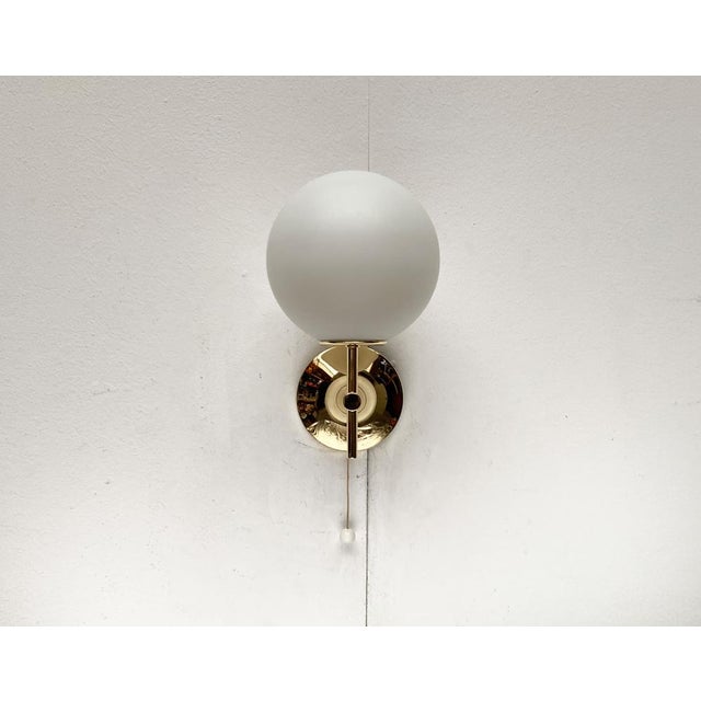 Mid-Century Swiss Space Age Brass Sconce by E.R. Nele for Temde, 1960s For Sale - Image 16 of 18