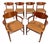 Set of Six (6) Danish Modern Model 317 Dining Chairs Attributed to Peter Hvidt & Orla Mølgaard-Nielsen in Teak for Søborg, Denmark, C. 1960s For Sale