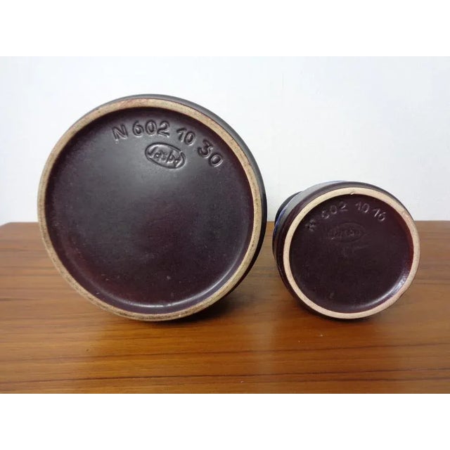 Pop Art Ceramic Vases from Jasba, 1970s, Set of 2 For Sale - Image 11 of 13