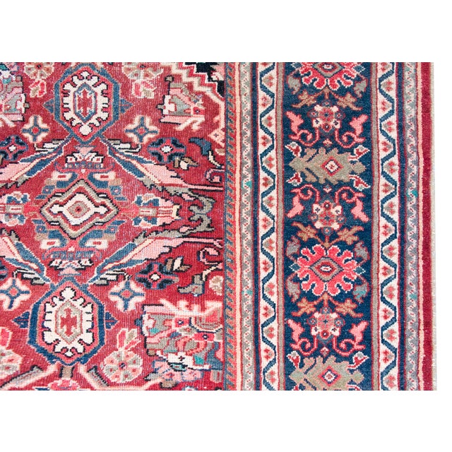 Early 20th Century Persian Mahal Rug For Sale In Chicago - Image 6 of 14
