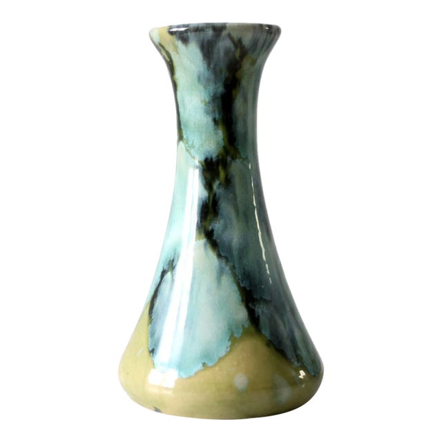 Vintage Brush McCoy Onyx Vase For Sale