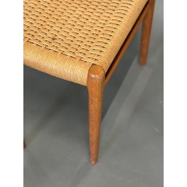 Vintage Chairs Model 75 by Niels Otto Møller for J.L. Møllers, Set of 4 For Sale - Image 6 of 8