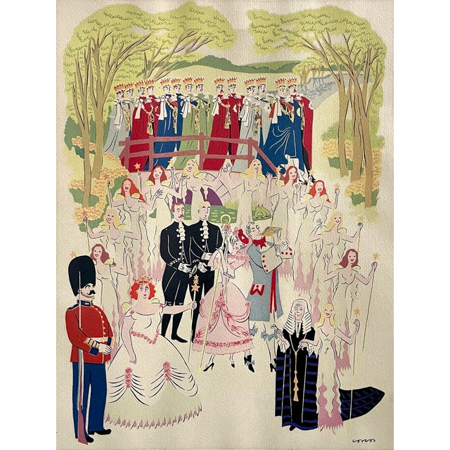 Gilbert and Sullivan Operetta Ruddigore Illustrated Print Lucille Corcos For Sale - Image 4 of 7