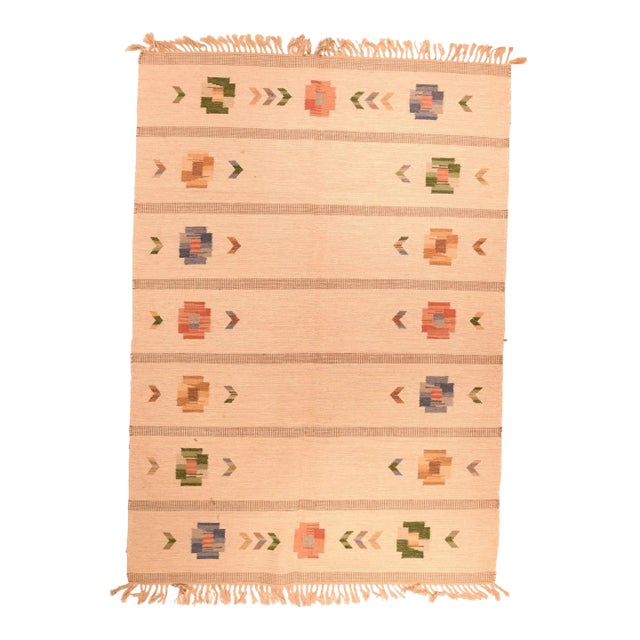 Vintage Swedish Rug 5'7'' x 7'11' For Sale