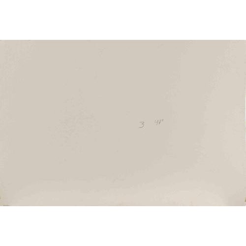Watercolor on heavy paper realized by Carlo Ravagnan in 1980. Hand signed lower left. Date on rear, Excellent condition....