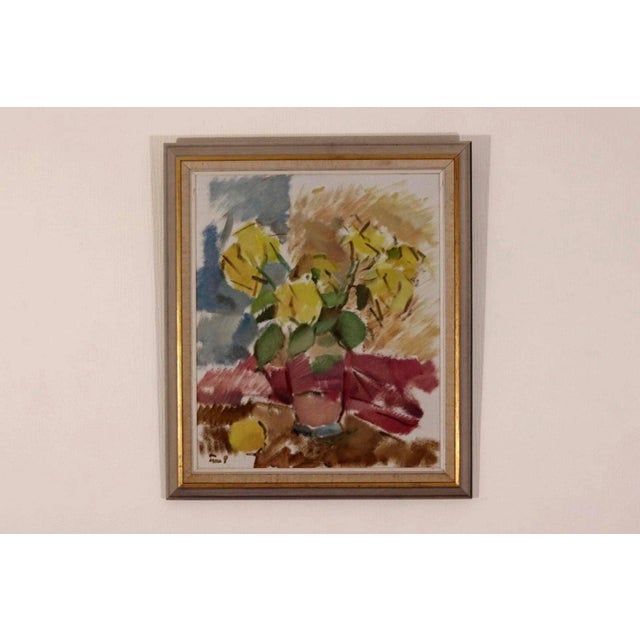 Ture Petterson, Bloom, 1960s, Oil on Canvas, Framed For Sale - Image 16 of 16