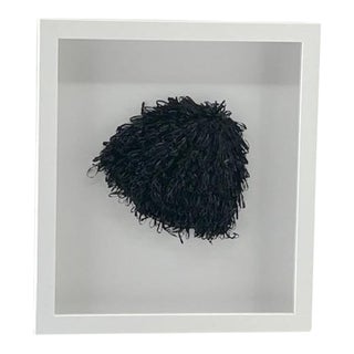 Vintage Black Shag Swim Cap For Sale