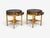 Tommi Parzinger, Nightstands, Bleached Mahogany, Leather, Usa, 1930s For Sale - Image 9 of 14