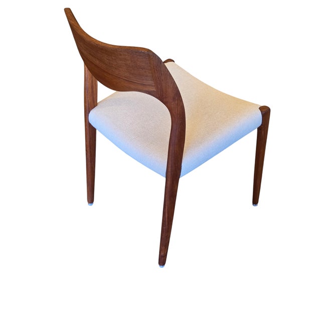 Mid-Century Modern Vintage Model 71 Chair in Teak by Niels Otto Møller for J.L. Møllers, 1960s For Sale - Image 3 of 18