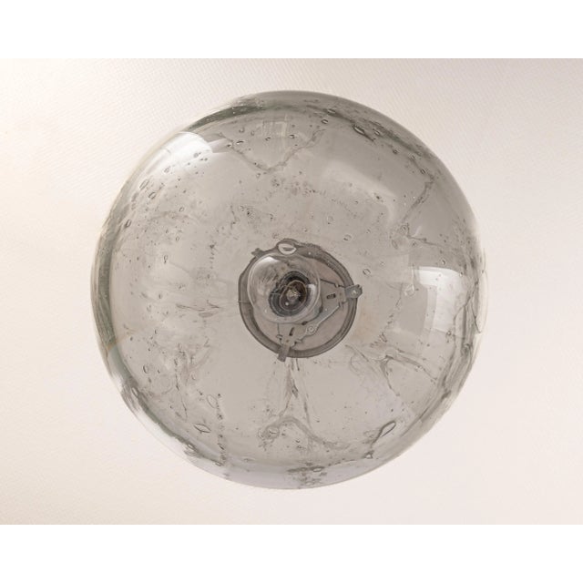 1970s Large Murano Ball Pendant Light by Doria, Germany, 1970s For Sale - Image 5 of 13