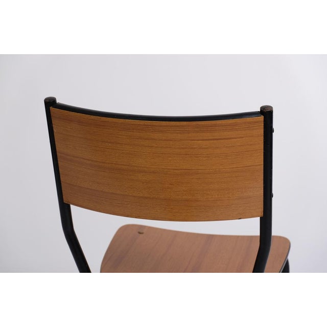 Mid-Century Modern Dining Chairs by Salvarani, Italy, 1950s, Set of 4 For Sale - Image 18 of 18
