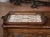 Early 20th Century French Art Populaire Carved Walnut Tray Table With Glass Top For Sale In Dallas - Image 6 of 12
