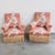 Upholstered Slipper Lounge Chairs Depicting Pheasants and Peon, Set of 2 For Sale - Image 13 of 13