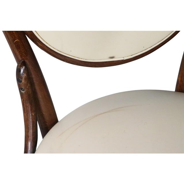 Pr. Bar Height Bentwood Stools by L & B Products Corp. After Thonet C 1981 For Sale - Image 12 of 14