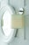 French Cuff Sconce in Polished Nickel with Silk Shade Designer: Barbara Barry Height: 14" Extension: 8.75" Backplate:...