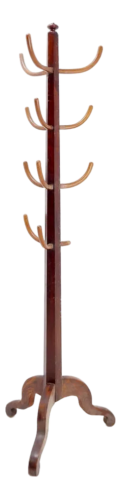 Vintage Wooden Tripod Coat Rack