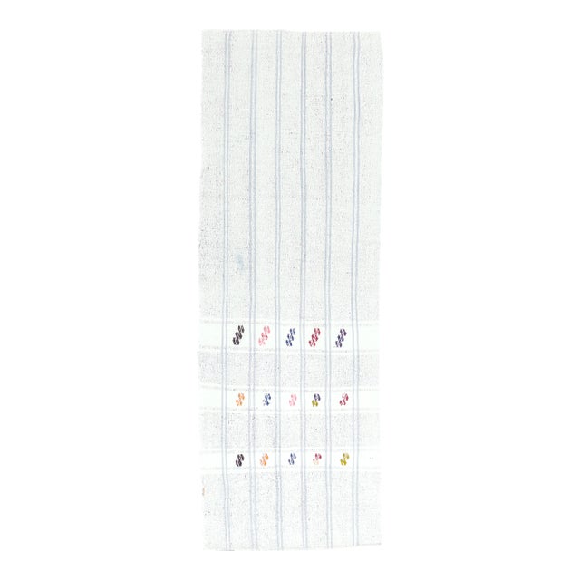 Turkish Handmade Wool Kilim Rug For Sale