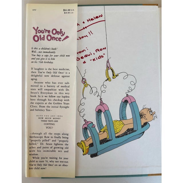 Paper You’re Only Old Once: A Book for Obsolete Children by Dr. Seuss Hardcover in Dust Jacket For Sale - Image 7 of 12