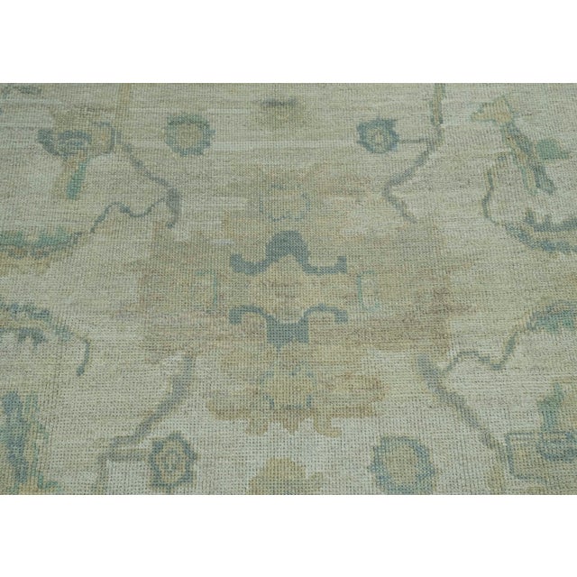 Turkish Oushak Rug 8'9" x 12' #18523 For Sale In Houston - Image 6 of 8