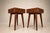 Wood Brazilian Modern Pair of Imbuia Wood Nightstands by Teperman, Brazil, 1950s For Sale - Image 7 of 18