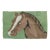 Vintage American Hooked Horse Rug - 1'9" x 2'11" For Sale