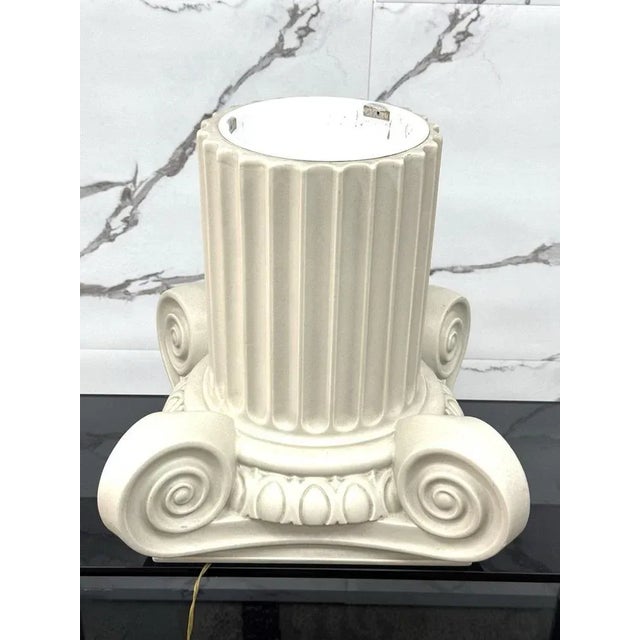 Vintage Ceramic Lamp, 1980 For Sale - Image 9 of 10