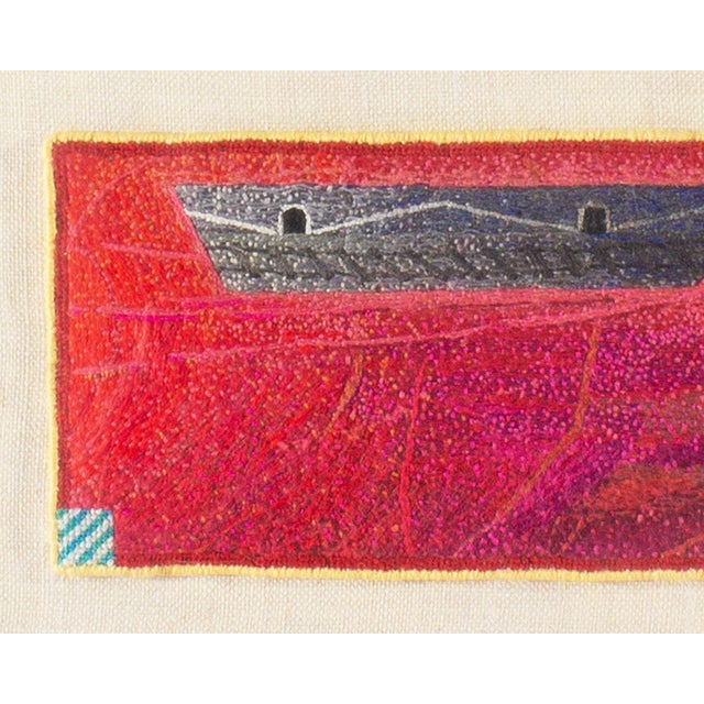 1982 “Brenner Pass” Fiber Art by Thomas Lundberg For Sale - Image 4 of 7