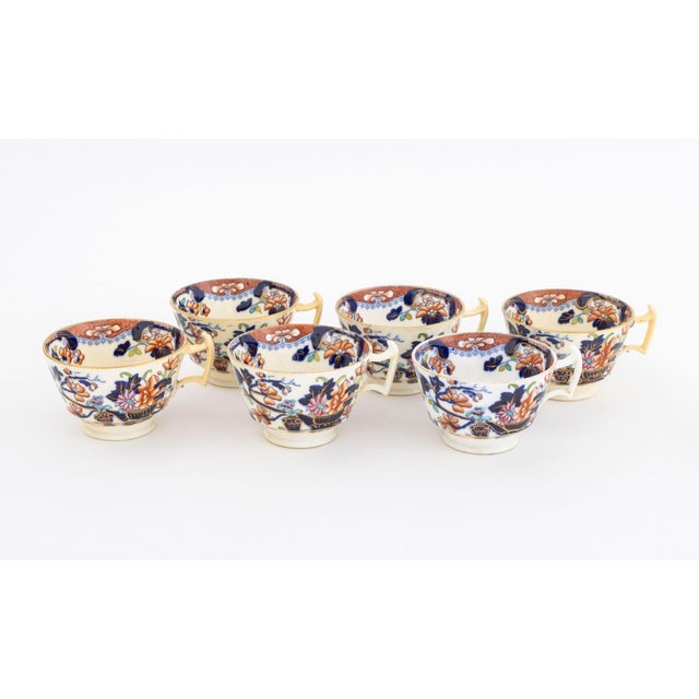 English Imari Style Assembled Partial Service, 36 Pieces, 19th Century For Sale - Image 14 of 18