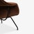 Metal Eero Saarinen Womb Chair & Ottoman in Chocolate Brown Mohair & Black Frame by Knoll For Sale - Image 7 of 12