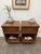 Vintage Pair of Walnut Nightstands For Sale In Los Angeles - Image 6 of 9