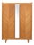 Vintage French Wardrobe with Two Doors and Mirror, 1960 For Sale