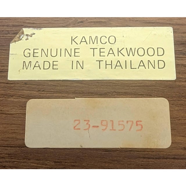 1970s Teak Wood Vide Poche Tray For Sale - Image 12 of 12