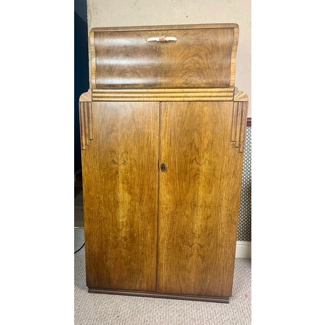 1930s Vintage Art Deco Metaphoric Cocktail Drinks Cabinet, 1930s For Sale - Image 5 of 18