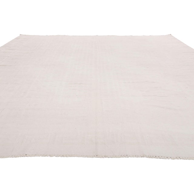 Mid-Century Modern Vintage Indian Dhurrie Rug, 08'10 X 11'04 For Sale - Image 3 of 10