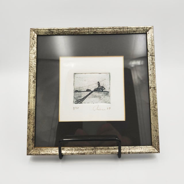 Unknown, Landscapes, 1970s, Etchings on Paper, Framed, Set of 3, in Flawless conditions. Designed 1970 to 1979