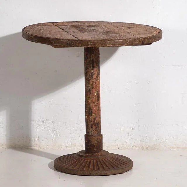 Wood Antique Garden Table, 1920s For Sale - Image 7 of 7