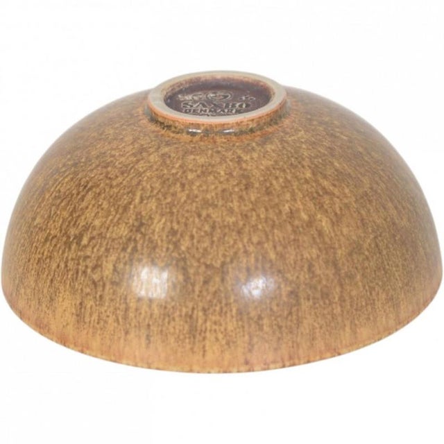 Small Stoneware Bowl by Eva Stæhr-Nielsen for Saxbo For Sale - Image 4 of 6