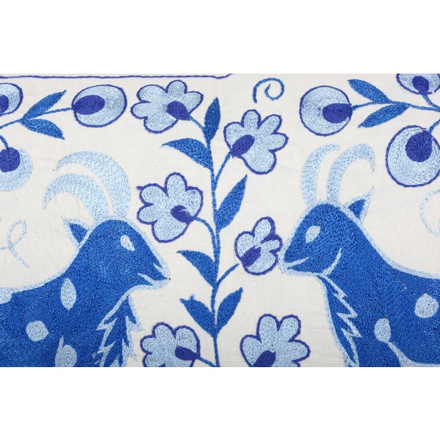 Suzani Bedding Pillow Cover For Sale - Image 4 of 5