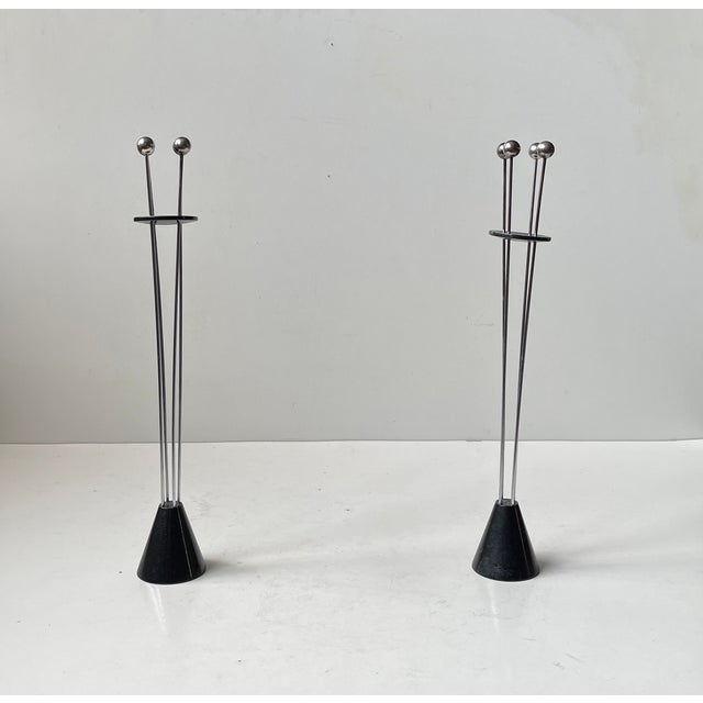 Vintage Adjustable Candleholders, 1970s, Set of 2 For Sale - Image 4 of 8